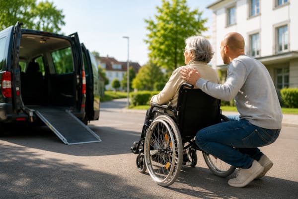 Begleitservice für KBB-Fahrten mit Unterstützung beim Ein- und Aussteigen